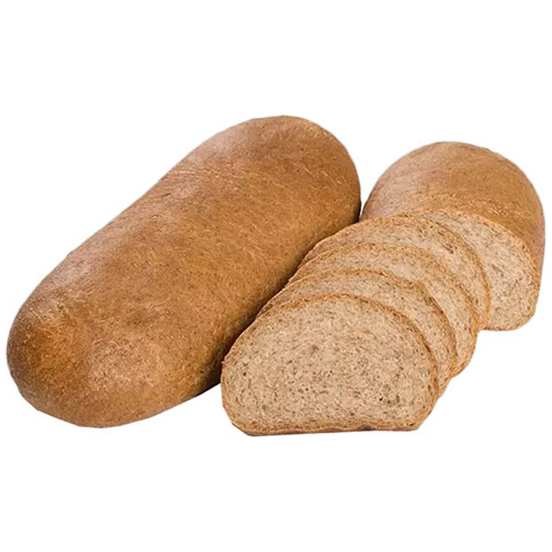 Хлеб с отрубями половинка в нарезке, 200г