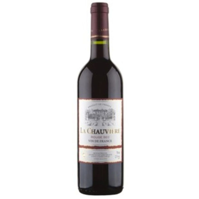 Вино La Chauviere красное сухое, 750мл